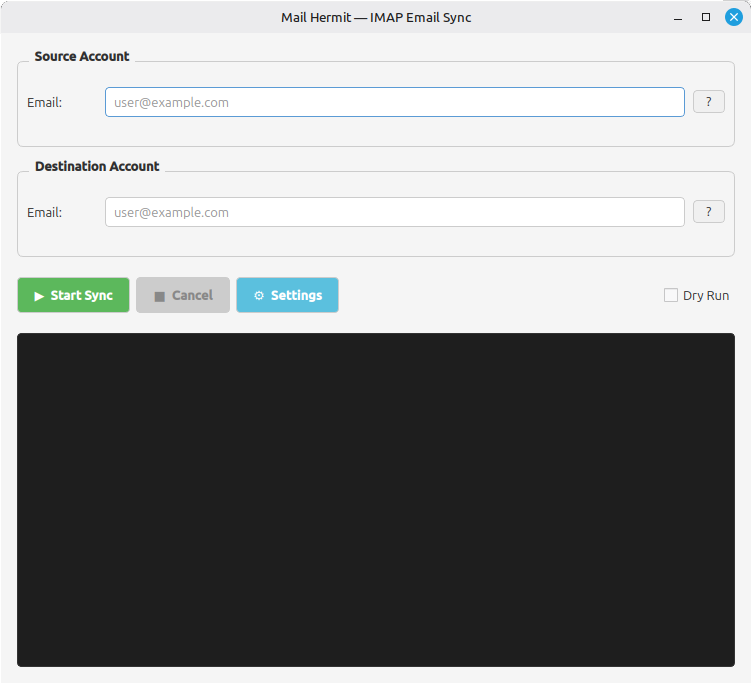 Mail Hermit Screen Shot
